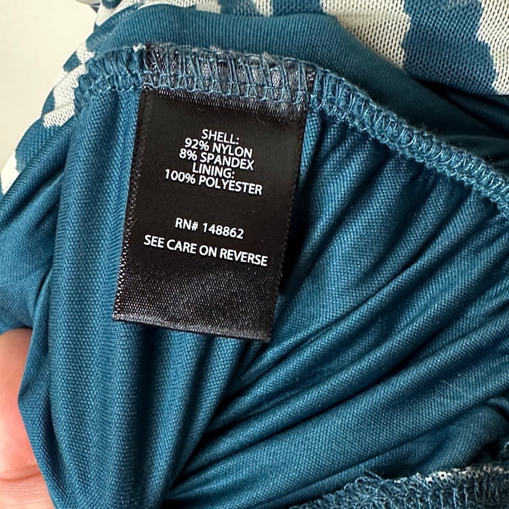 Torrid Zebra Print Camisole - Teal and White - Picture 5 of 5